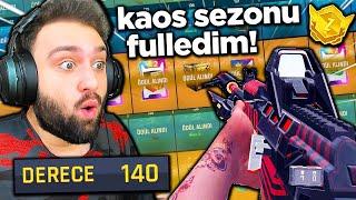 TR DE İLK!! KAOS SEZONU ZULA PASS 140. SEVİYE FULLEDİM!!