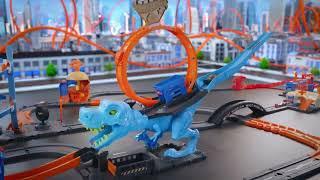 Hot Wheels® City T-Rex Chomp Down™  playset  ️