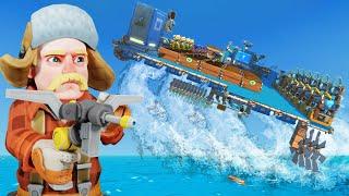 НАУЧИЛ ПЛОТ ЛЕТАТЬ!  Raft Mechanic выживание Scrap Mechanic