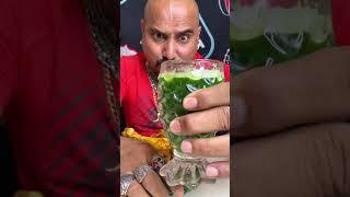 Karela juice challenge…️ #chickenlegpiece #ulhaskamathe #foodchallenge #shorts