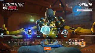 IDDQD ZENYATTA GAMEPLAY OVERWATCH 2 SEASON 7 TOP 500