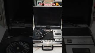 Record Recorder Song 3in1 Stereo Radio Cassette Recorder Record Player #recordplayer #music #old