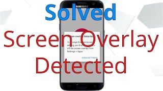 How to Fix Screen Overlay Detected | Android 6.0 All Phones