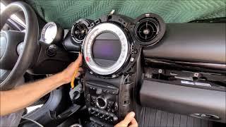 How to Remove Radio / Navigation / Display from Mini Cooper 2012 for Repair.