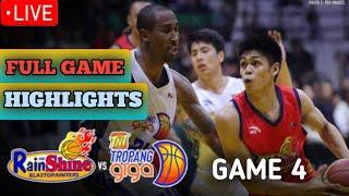 RAIN OR SHINE VS TNT TROPANG GIGA FULL HIGHLIGHTS GAME 4 | GOVERNORS CUP SEMI FINALS |PBA LIVE TODAY