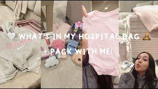 WHAT’S IN OUR HOSPITAL BAG + PACK WITH ME!  - first baby