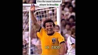 Zico Brazil's best player ?   #shorts #brazil  #football