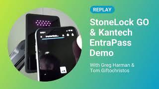 StoneLock GO & Kantech EntraPass Live Demo