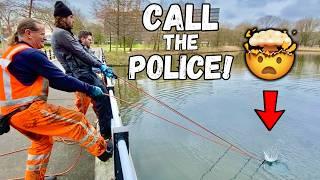 The Most Amazing Criminal Canal Found Magnet Fishing *POLICE ARRIVE*