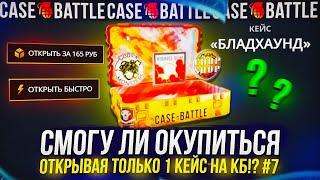 СМОГУ ЛИ ОКУПИТЬСЯ ОТКРЫВАЯ ТОЛЬКО 1 КЕЙС "БЛАДХАУНД" НА CASEBATTLE | КЕЙСБАТЛ #7