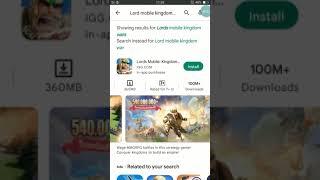 Lord mobile kingdom wars game download #youtubeshorts #ytshorts