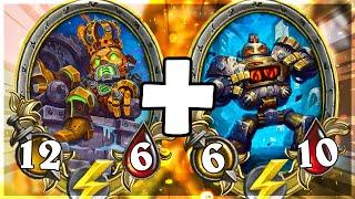 Mech + Tavern Spell comp HIGHROLL! | Hearthstone Battlegrounds