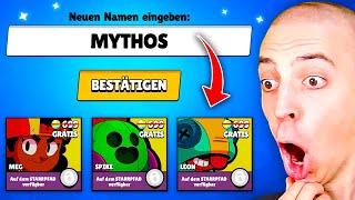 WAS passiert wenn man sich SUPERCELL in BRAWL STARS nennt?  (GRATIS BRAWLER)