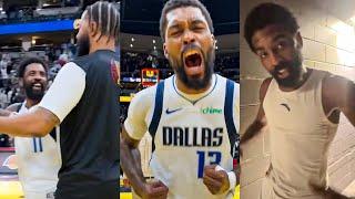 Kyrie Irving and the Mavericks CRAZY Celebration after a Big Win vs the Denver Nuggets