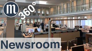 Ein Blick in den Newsroom der Mittelbayerischen in 360°