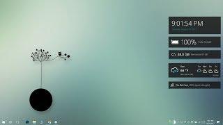 Top 6 beautiful rainmeter skins (2019)