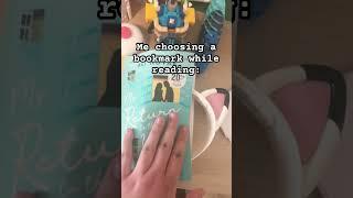 Me choosing a bookmark #bibliophile #reading #reader #booktok #booktube #shorts