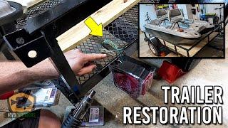 Utility Trailer Restoration | LED Taillights, Wiring & Paint