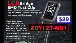 TA-0415: ZOYI , ZT-MD1 - LCR Bridge Tweezers - Hands On