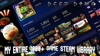 A deep dive into my ENTIRE Steam library! (1000+ Games!)