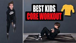 "GET STRONG" Kids Core Workout (How To Get A Strong CORE)