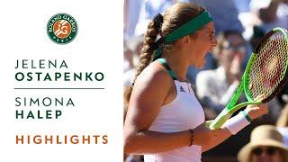 Jelena Ostapenko v Simona Halep Highlights - Women's Final 2017 | Roland-Garros