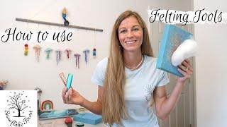 Beginners Series How To Use Needle Felting TOOLS Part 2