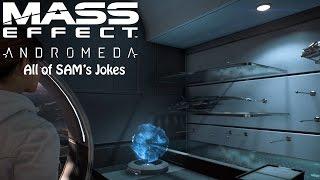 Mass Effect: Andromeda - All of SAM's jokes