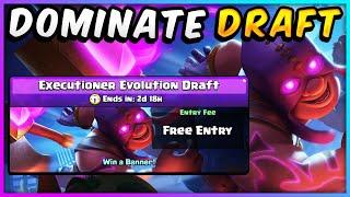 EXECUTIONER EVOLUTION DRAFT CHALLENGE in CLASH ROYALE!