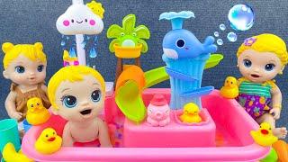 95 Minutes Pink Swimming Pool Playset ASMR, Satisfying Unboxing Doctor Toys vs Unboxing Ideas