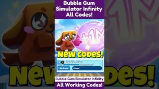 New Codes For Bubble Gum Simulator Infinity! All Working Roblox Bubble Gum Simulator Infinity  Codes