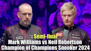 Mark Williams vs Neil Robertson Champion of Champions Snooker 2024 Semi final #snooker Highlights