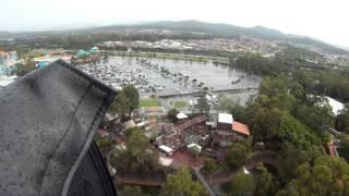 The Giant Drop Onride Video POV Dreamworld Australia Drop Tower Thrill Ride