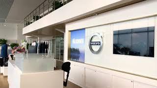 Inside a Volvo Car Dealer