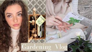 Garden with me - Seeding & planting vlog!