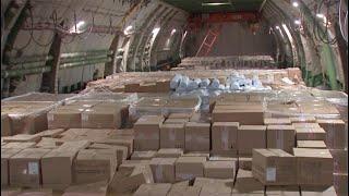 Russia Sends Plane Filled with Medical Supplies to the U.S. Amid the Coronavirus Pandemic