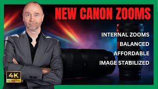 Two Canon RF Internal Zooms