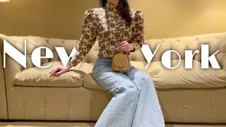 New York Vlog, shopping for new arrivals from my favorite brand, unboxing jacket fashion try on haul