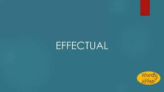 Effectual Meaning