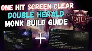 The BEST Monk build for T15 & Breach - INSANE Double Herald Invoker Guide (Cheap) - Path of Exile 2