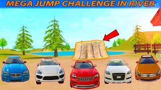 Extreme Suv Driving Simulator - Five cars River Jump Challenge - Driving With Kcd