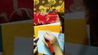 Happy Labour Day Card Best idea from Shahwaiz. Official's Art & Craft || Subscribe for More Videos️