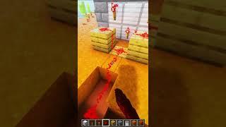 Minecraft How to Build a High Secure Door(はいよろこんで) #minecraft #shorts