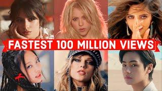 Global Fastest Songs to Reach 100 Million Views on Youtube of All Time (Top 50)