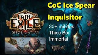 PATH OF EXILE (3.17) The Immortal THiCC CoC Ice Spear Inquisitor