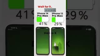 iPhone 14 Pro Max vs. iPhone 13 Pro Max Battery Test Subscribe for more 