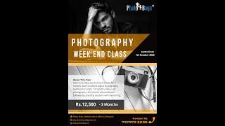 Photography Class on week ends at Coimbatore Photo Boys