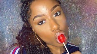 ASMR | Lollipop Eating + Gum Chewing + Hand Movements (Intense Mouth Sounds)