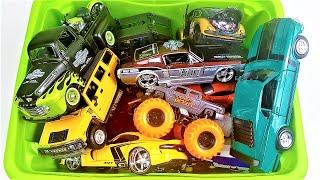 Box full of Maisto cars