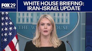 White house press briefing on Iran-Israel conflict, potential U.S. involvement